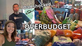 Mom of 11 Grocery Haul OVERBUDGET  Large Family Vlog