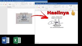 CARA SCAN TANDA TANGAN DI WORD
