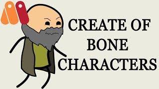 Create of Bone Character Rigging in Anime Studio Pro Moho Pro. Stylization of Cyanid & Happiness