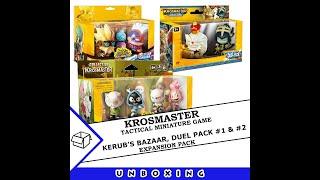 Krosmaster Arena Kerubs Bazaar and Duel Packs 1 & 2 figures packs