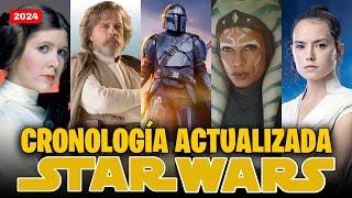  Cronología CORRECTA y ACTUALIZADA de STAR WARS 2024  ¿Cómo ver en ORDEN las SERIES y PELÍCULAS?