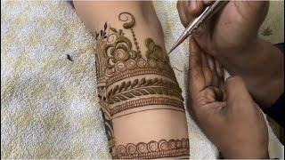 पीछे हांथ की मेहंदी कैसे लगाए l नया तरीका  l how to make back side mehandi design