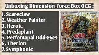 Unboxing Dimension ForceDIFO Box OCG JP Yu-Gi-Oh