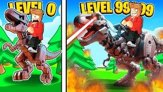 ROBLOX CHOP AND FROSTY PLAY DINOSAUR RIDING SIMULATOR