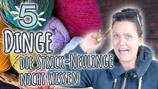 5 Dinge die Strick-Einsteiger falsch machen Stricken - Tipps für Anfänger