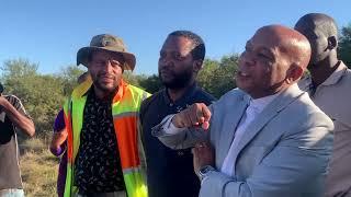 Minister of Electricity joins Tshwane Executive mayor on site visit to collapsed pylon sites