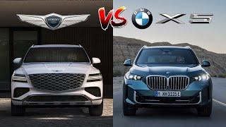 2025 BMW X5 vs 2025 Genesis GV80 Visual Comparison  SUV Battles  MotorNation