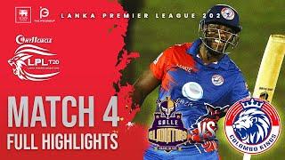 Match 4  Colombo Kings vs Galle Gladiators 5 over affair  LPL2020 Full Highlight