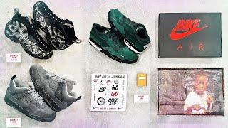 *FIRST LOOK* New Sneaker Releases CDG Foamposite AJ4 x Nigel Sylvester AJ4 Wet Cement