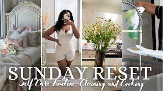 SUNDAY RESET ROUTINE  Recharging Cooking Cleaning and Self Care Routine