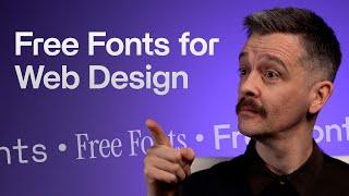 The only 6 fonts web designers need and they’re free