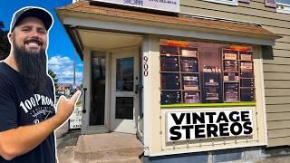 BIG VINTAGE HIFI SURPRISES in Small Town Vintage Audio Store