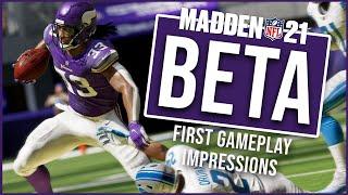 Madden 21 Beta Gameplay First Thoughts & Impressions Slow Users New Abilities & More