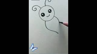 Butterfly Drawing For kids  Butterfly  How to Draw Butterfly 