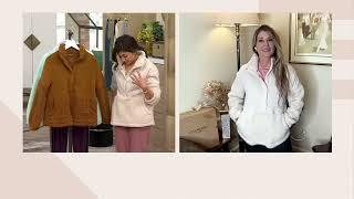 Koolaburra by UGG Bonded Sherpa Pullover with Snaps on QVC