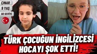 Türk Çocuğun İngilizcesi Yabancı Hocayı Şok Etti