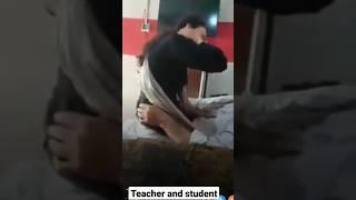 Student and teacher romance #viral #short