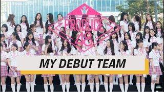 Produce 48 - My Debut Team with Assumed Positions