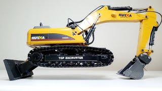 장난감 후이나 포크레인 굴삭기 도저 블레이드 장착 TOY RC HUINA 580 EXCAVATOR WITH DOZER BLADE