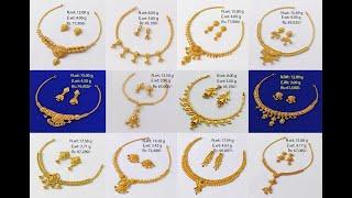 Latest Light Weight Gold Necklace Designs with Weight and Price  Shridhi Vlog