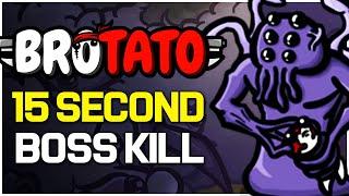 Brotato How to EASILY Unlock the HARDEST Character - Brotato Kill Boss in 15 Seconds Guide