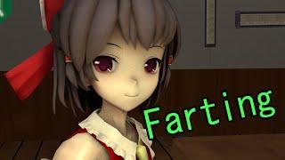 Reimu Farting Animation SFM