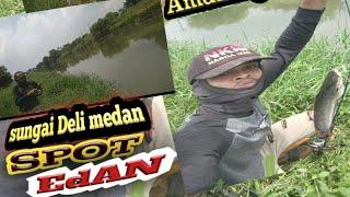 Mancing liaran • Emang Edan spot SUNGAI DELI • KOTA MEDAN • FISHING INDONESIA