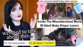 The TRUTH About ABDLs Adult Baby Diaper Lovers  Vice Documentary Reaction BDSM