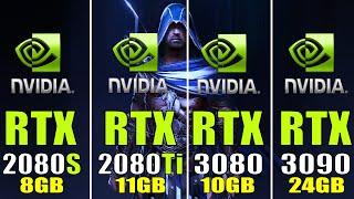 RTX 2080 SUPER vs RTX 2080Ti vs RTX 3080 vs RTX 3090  PC GAMES TEST 