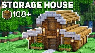 Minecraft Storage House Tutorial how to build