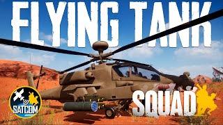 FLYING TANK  APACHE Gameplay on Tallil SATCOM Mod