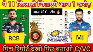 IPL 2024 Match 25  RCB vs MI Playing 11 Preview IPL Point Table 2024 RR vs GT Match Review