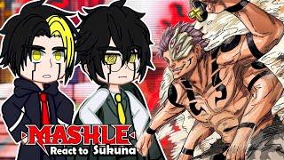 Divine visionaries React to Sukuna  Mashle Magic and Muscles  Jujutsu kaisen