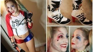 Suicide Squad Harley Quinn  Halloween Tutorial #1