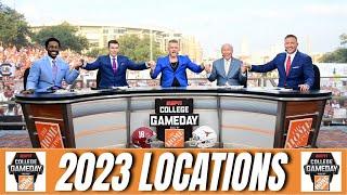 2023 College GameDay Location Predictions - The Biggest Games of the 2023 Season