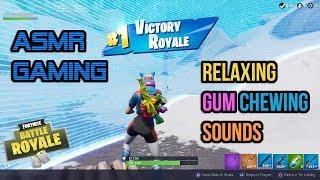 ASMR Gaming  Fortnite Relaxing Gum Chewing Sounds Controller Sounds + Whispering