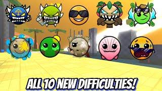 How to get ALL 10 NEW DIFFICULTIES in SUMMER ZONE in Find the Difficulty Faces 450 - Roblox