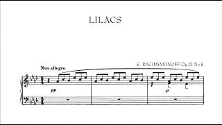 Rachmaninoff plays Rachmaninoff - 12 Romances Op. 21 No. 5 Lilacs