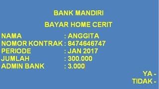 Cara Bayar Home Credit Via ATM Mandiri Bni Bca dan Bri