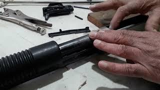 disassembling pump action and cleaning part 1