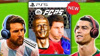 Messi & Ronaldo create FC 25 covers