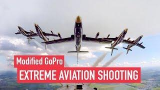 GoPro extreme aviation shooting. PIXAERO lenses without distortion.