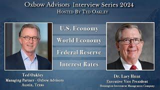 Ted Oakley - Oxbow Advisors - Interview Series 2024 - Dr. Lacy Hunt   September 10 2024