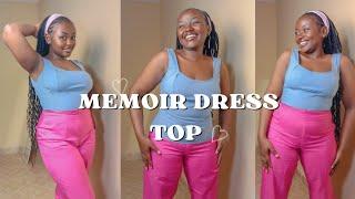 DIY Memoir Dress Top  Easy Summer Sewing Pattern for Beginners