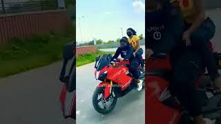 desi girl   indian girls riders    girls  riding  girls riding bike in india  girls #shorts