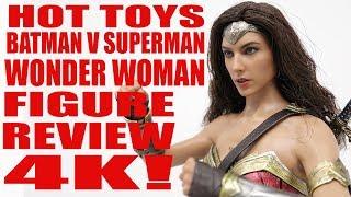 HOT TOYS BATMAN V SUPERMAN WONDER WOMAN 16 SCALE FIGURE REVIEW 4K