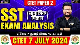 CTET SST Paper 2 Analysis 2024  CTET Paper 2 Analysis 2024  CTET Paper 2 Analysis 2024  CTET