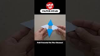 DIY - How to Make a Ninja Star From Paper - Origami #shorts #star #papercraft