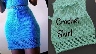 How to crochet a very simple skirt for beginners