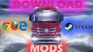 HOW TO INSTALL MODS IN ETS2   how to DOWNLOAD ets2 MODS from STEAM